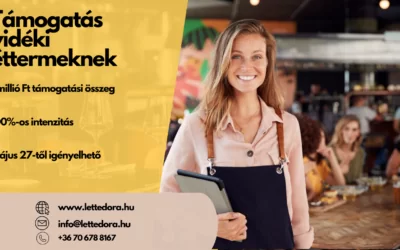 Vidéki éttermek igényelhetnek támogatást