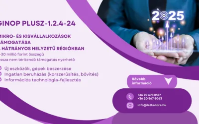 GINOP Plusz-1.2.4-24: Új lehetőség mikro- és kisvállalkozásoknak a fejlődésre